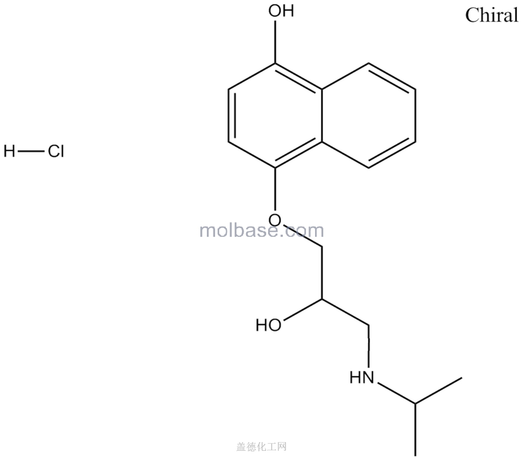 4-羟 普萘洛尔cas号14133-90-5分子式、结构式、MSDS、熔点、沸点、中英文别名