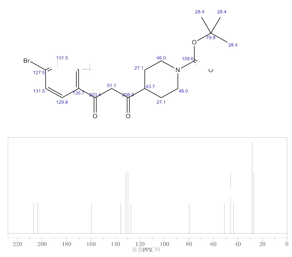 4 3 4 BROMO PHENYL 3 OXO PROPIONYL PIPERIDINE 1 CARBOXYLIC ACID