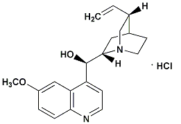 Cinchonan-9-ol,6'-methoxy-, hydrochloride (1:1), (8alpha,9R)-