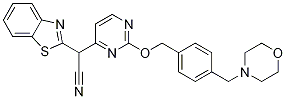 2-Benzothiazoleacetonitrile,a-[2-[[4-(4-morpholinylmethyl)phenyl]methoxy]-4-pyrimidinyl]-