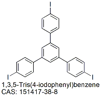 cas：151417-38-8 1,3,5-Tris(4-iodophenyl)benzene