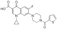 3-Quinolinecarboxylicacid, 1-cyclopropyl-6-fluoro-1,4-dihydro-4-oxo-7-(1-piperazinyl)-