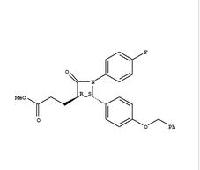 3-Azetidinepropanoicacid, 1-(4-fluorophenyl)-2-oxo-4-[4-(phenylmethoxy)phenyl]-, methyl ester,(3R,4S)-