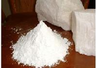 white barite powder