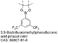 Supplier1,3,2-Dioxaborolane,2-[3,5-bis(trifluoromethyl)phenyl]-4,4,5,5-tetramethyl- (package:500g) china