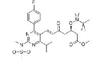 (3R,6E)-3-[[(1,1-Dimethylethyl)dimethylsilyl]oxy]-7-[4-(4-fluorophenyl)-6-(1-methylethyl)-2-[methyl(methylsulfonyl)amino]-5-pyrimidinyl]-5-oxo-6-heptenoic acid methyl ester