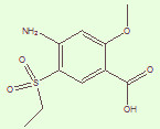 4-Amino-5-ethylsulfonyl-2-methoxybenzoic acid 99%min 71675-87-1