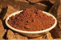 Cocoa powder or mass for chocolate