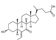 (E)-3α-hydroxy-6-ethylidene-7-keto5β-cholan-24-oic acid
