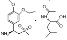 (S)-1-(3-Ethoxy-4-methoxyphenyl)-2-(methylsulfonyl)ethylamine N-acetyl-L -leucine salt