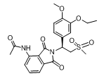 (S)-2-[1-(3-Ethoxy-4-methoxyphenyl)-2-methylsulfonylethyl]- 4-acetylaminoisoindoline-1,3-dione