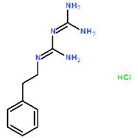 Imidodicarbonimidicdiamide,N-(2-phenylethyl)-, hydrochloride (1:1)