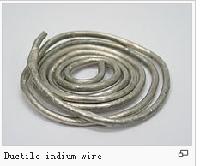 high quality from china factory indium wire 4n5,5n 99.995%, 99.999%