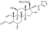 Androsta-1,4-diene-17-carbothioicacid, 6,9-difluoro-17-[(2-furanylcarbonyl)oxy]-11-hydroxy-16-methyl-3-oxo-,S-(fluoromethyl) ester, (6a,11b,16a,17a)-