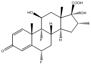 Androsta-1,4-diene-17-carboxylicacid, 6,9-difluoro-11,17-dihydroxy-16-methyl-3-oxo-, (6a,11b,16a,17a)-