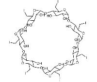 Heptakis(6-iodo-6-deoxy)-beta-cyclodextrin