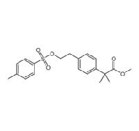 2-methyl-2-{4-[2-(toluene-4-sulfonyloxy)-ethyl]-phenyl}-propionic acid methylester