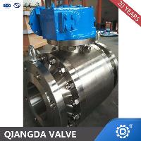 API 6D A351 3pc stainless steel flange big size ball valve