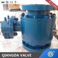 Forged stainless steel trunnion mounted ball valve