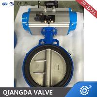 Wafer butterfly valve rubber seated soft type