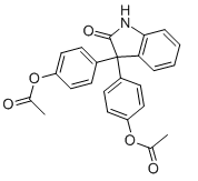Oxyphenisatine di(acetate)